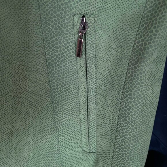 Gelco Retro blazer Kelly Green snakeskin print, SIZE 10. - Picture 6 of 9